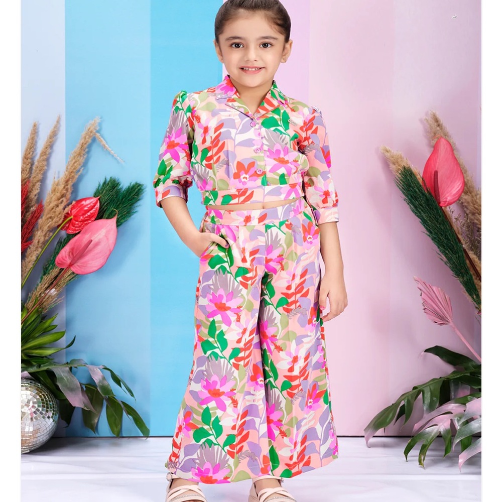 NEW - Tiny Baby India - Girls - Pink Colored Pant Set - Size: 38 (US 10)